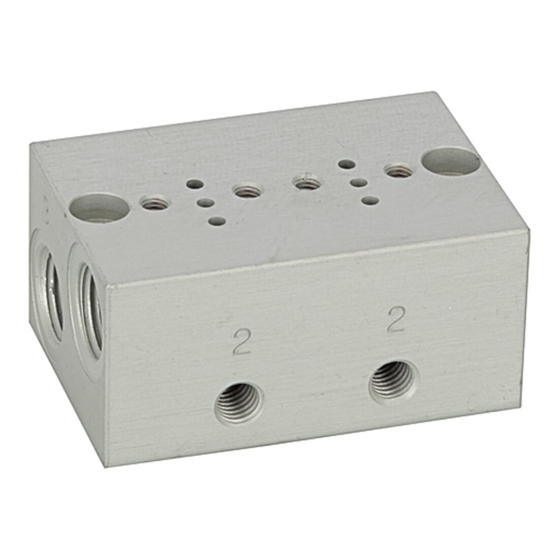 Riegler Plaque de base en série 2 fois, M5 pour mini électrovannes 15 mm