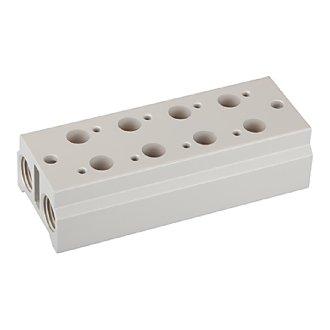 Riegler Plaque de base multiple pour électrovannes 3/2 voies, 5 positions, M5, G 1/8
