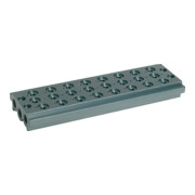 Riegler Plaque de base multiple pour vannes, 8 positions de vanne, G 1/4-1