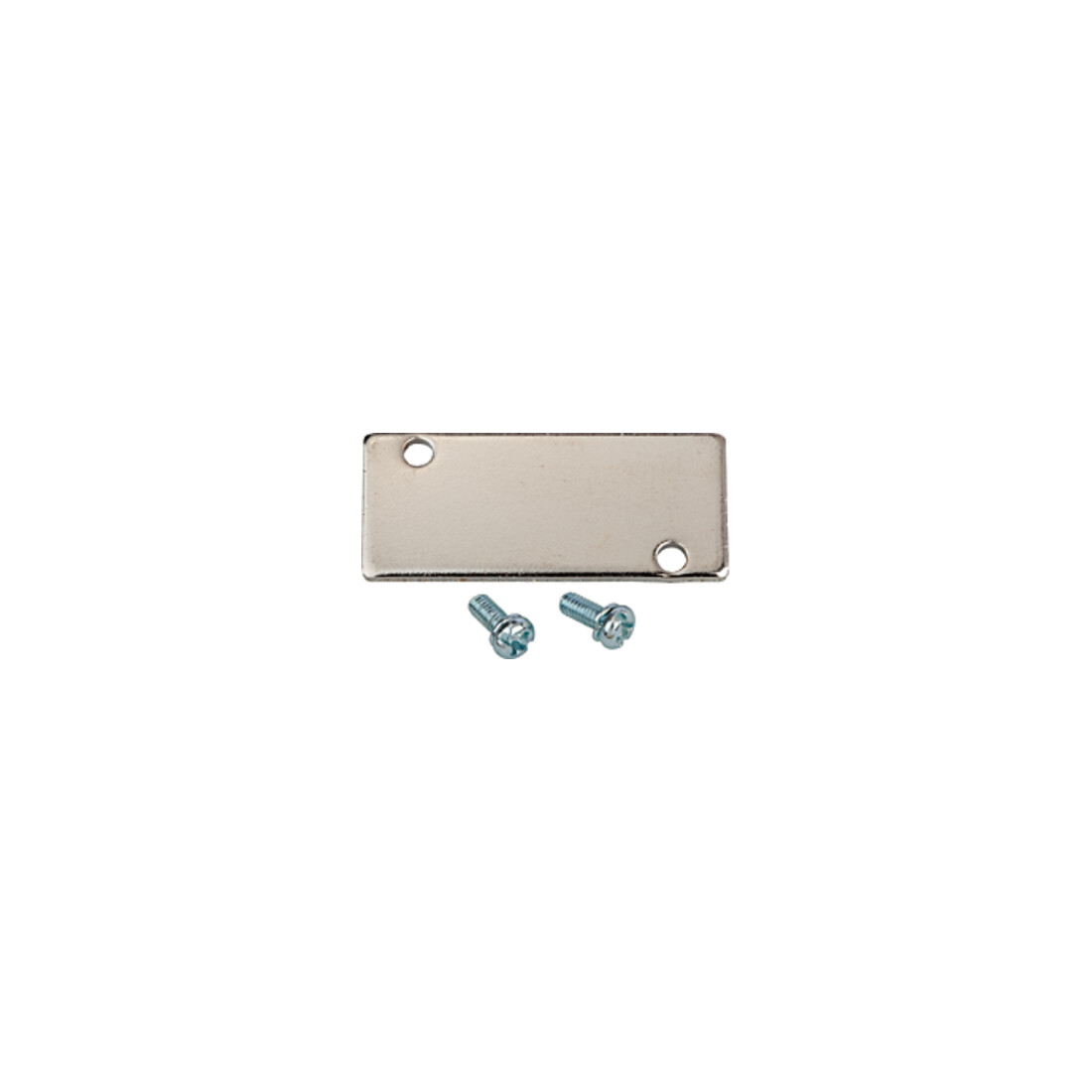 Riegler Plaque de recouvrement pour plaque de base, pour raccords de valve M5, G 1/8