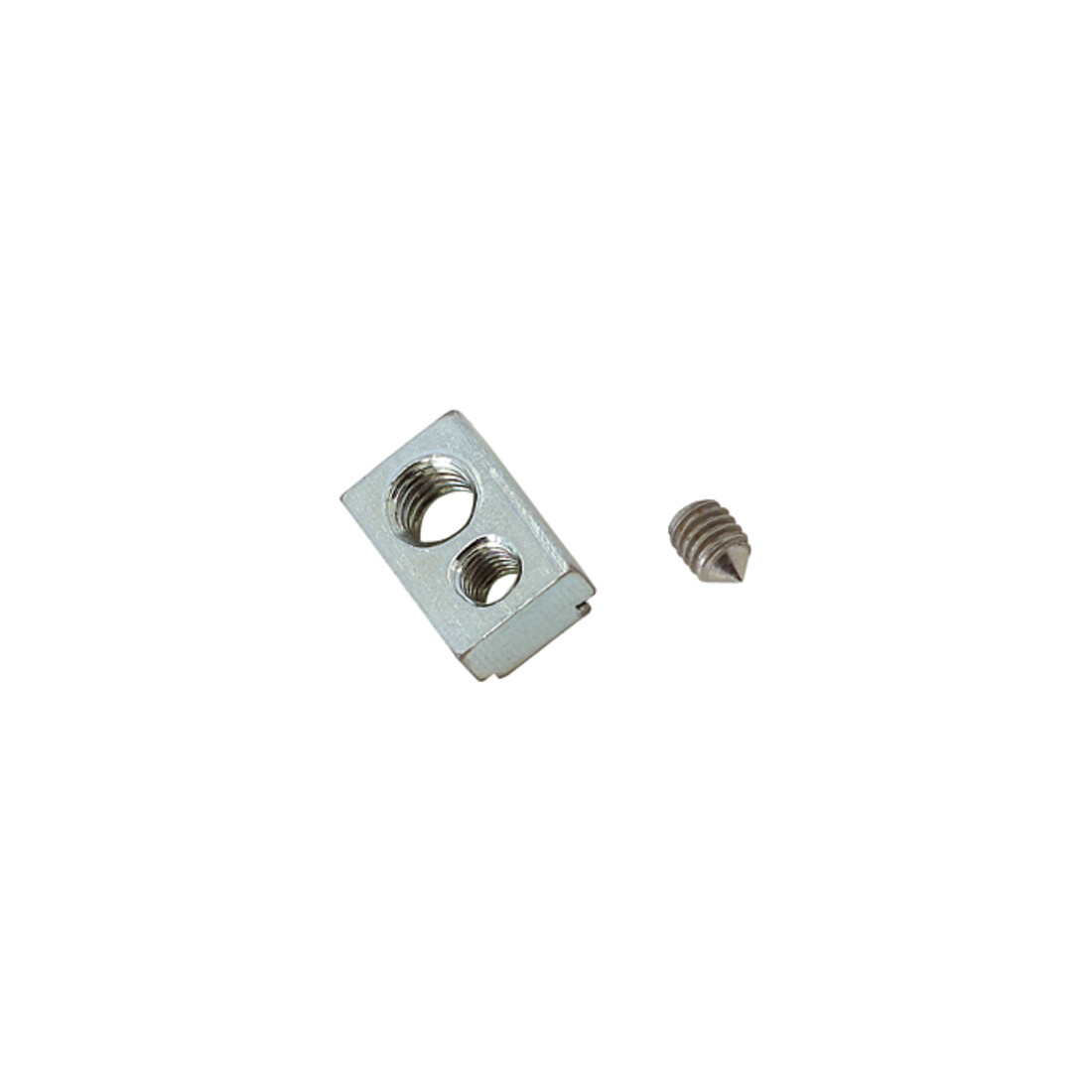 Riegler Plaque filetée pour rainure en T, pour vérins compacts/normaux, M3/M4