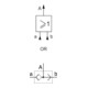 Riegler Pneumatik Logikelement, OR, Technopolymer, DN 2,7