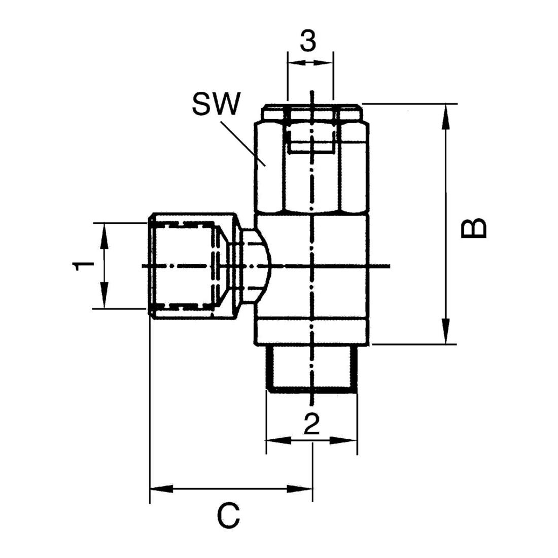 Riegler Pneumatisch entsperrbares Rückschlagventil G 1/2, G 1/2 i., G 1/8