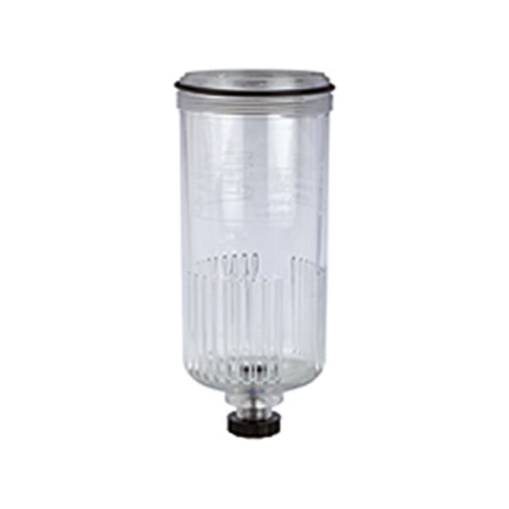 RIEGLER Polycarbonatbehälter für Filter, Glas-Ø: 53 mm