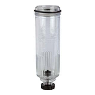 Riegler Polycarbonatbehälter, inkl. O-Ring, halbautom. Ablassventil, BG 1