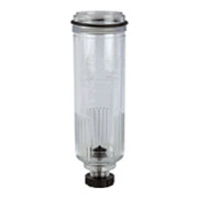 Riegler Polycarbonatbehälter, inkl. O-Ring, halbautom. Ablassventil, BG 1