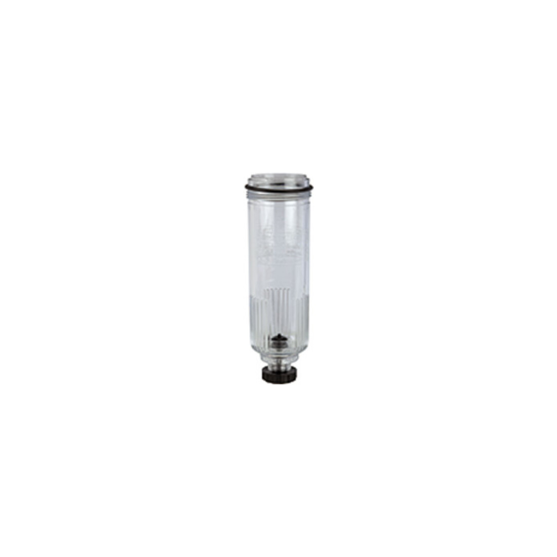 Riegler Polycarbonatbehälter, inkl. O-Ring, halbautom. Ablassventil, BG 1