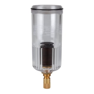 Riegler Polycarbonatbehälter, inkl. O-Ring, vollautom. Ablassventil, BG 3