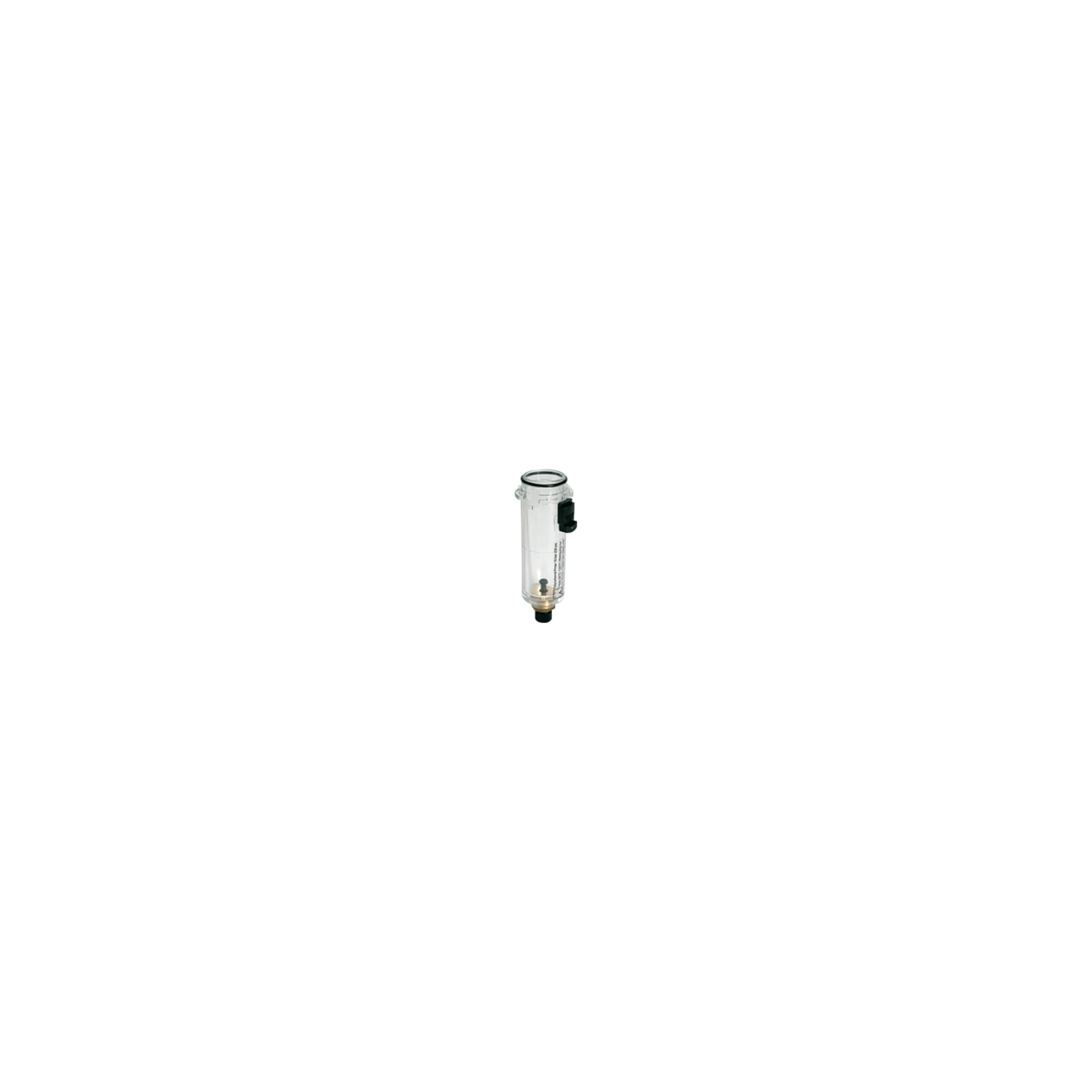 Riegler Polycarbonatbehälter mit Handablassventil, BG 2