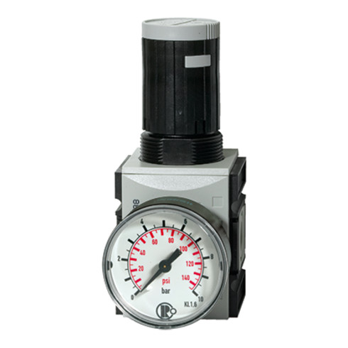 Riegler Präzisionsdruckregler  »FUTURA «, mit Mano, BG 2, G 1/2, 0,2-4 bar