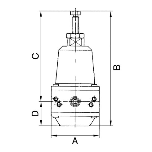 Riegler Präzisionsdruckregler o. Mano, buntmetallfrei, G 1/4, 0,1 - 2 bar