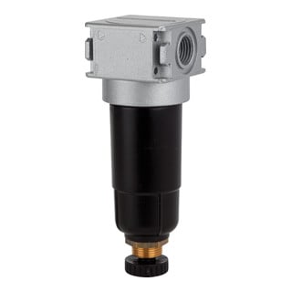 Riegler Préfiltre »multifix-mini« avec réservoir métallique, 0,3 µm, BG 0, G 1/8