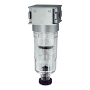 Riegler Préfiltre »multifix-mini«, avec réservoir PC, 0,3 µm, BG 0, G 1/8-1