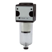 Riegler Préfiltre »multifix«, récipient en polycarbonate, 0,3 µm, BG 1, G 1/4-1