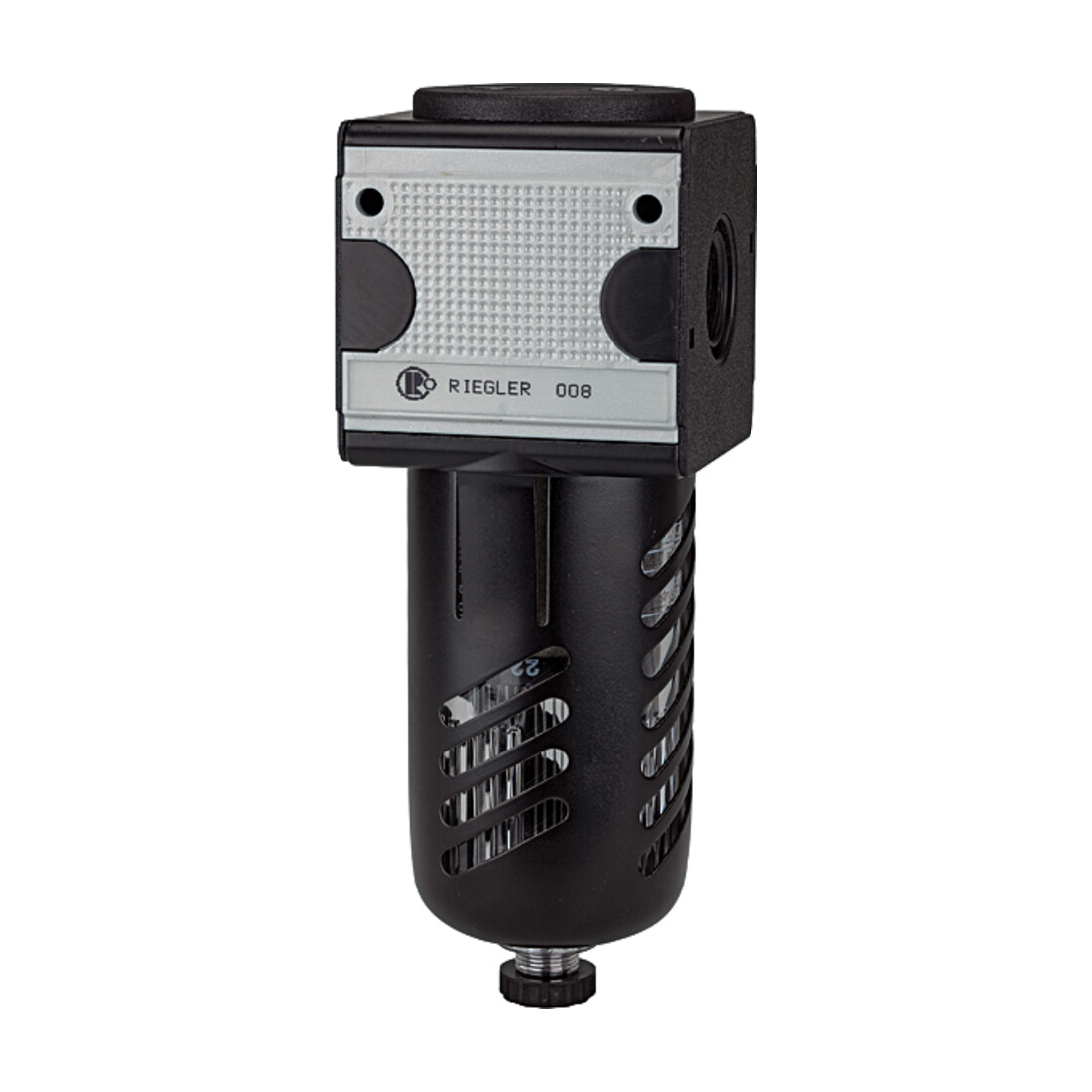 Riegler Préfiltre »multifix« Réservoir PC, Panier de protection, 0,3 µm, BG 3, G 1/2