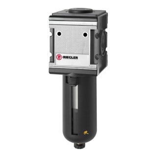 Riegler Préfiltre »multifix« Réservoir PC, Panier de protection, 0,3 µm, BG 4, G 3/4