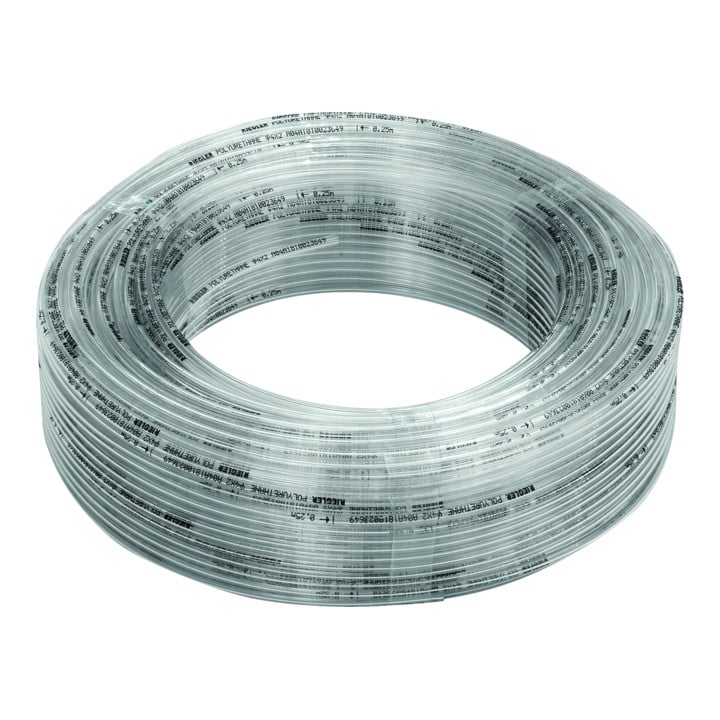Riegler PU Schlauch-Set 2, Durchmesser-4x2,-6x4,-8x6 natur, inkl. Schlauchabschneider