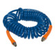 RIEGLER PU-spiraalslang 1/4 inch met draaibare schroefverbinding en knikbescherming, bruikbare slanglengte: 3 m