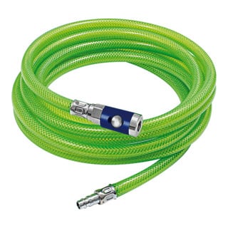 Riegler PVC-Gewebeschlauch-Set leuchtgrün, Schlauch-Ã¸ 15x9, Länge 10 m