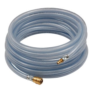 Riegler Pvc-Gewebeschlauch-Set, Schnellverschl.kpl., Schlauch-ø 15x9, 25m