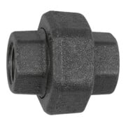 Riegler Raccord 330, étanchéité plate, Rp 1/2, Rp 1/2, acier trempé noir-1