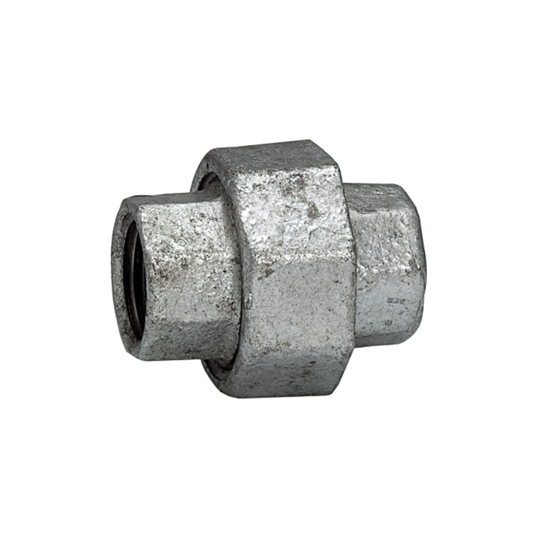 Riegler Raccord 330 FI/FI, Rp/Rp 1 1/4, fonte malléable noire galvanisée à chaud