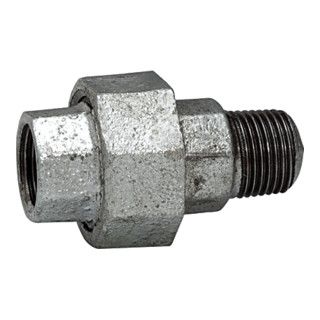 Riegler Raccord 331, FI/ME, Rp/R 2 1/2, fonte malléable noire galvanisée