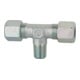 Riegler Raccord à visser T, R 1/4 a., Ø ext. tube 8, acier zingué, V 117