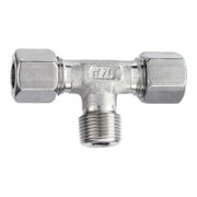 Riegler Raccord à visser T, R 1/4 a., Ø ext. tube 8, ES 1.4571-1