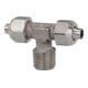 Riegler Raccord à visser T, R 1/4 a., pour tuyau 10/8, ES 1.4404