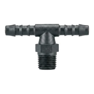 Riegler Raccord à visser T, R 1/4 a., pour tuyau Ø 6 mm, SW 14, PA 6