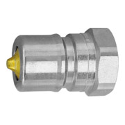 Riegler Raccord cannelé sans éliminateur de pression, série B, NW 6,3, G 1/4 IG-1