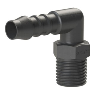Riegler Raccord coudé à visser, R 1/4 a., pour tuyau Ø 8 mm, PA 6