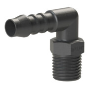Riegler Raccord coudé à visser, R 1/4 a., pour tuyau Ø 8 mm, PA 6-1