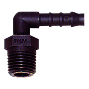 Riegler Raccord coudé à visser, R 1/4 ext., pour tuyau Ø int. 4 mm, PA 6-1