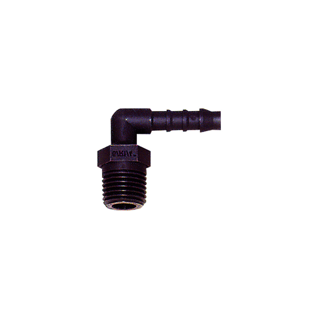 Riegler Raccord coudé à visser, R 1/4 ext., pour tuyau Ø int. 4 mm, PA 6