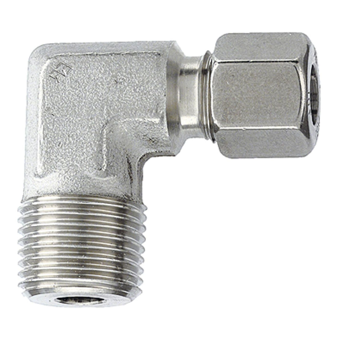 Riegler Raccord coudé à visser, R 1/8", Ø tube 6, ES 1.4571, 100 bar