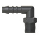 Riegler Raccord coudé à visser, R 3/8 a., pour tuyau Ø 12 mm, PA 6