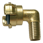 Riegler Raccord coudé GEKA, pivotant 360°, laiton brut, LW 19-1