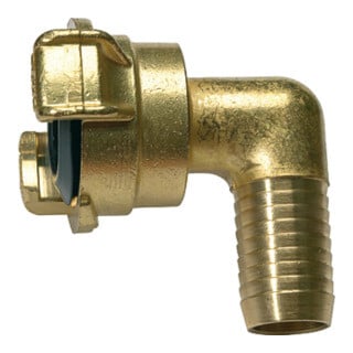 Riegler Raccord coudé GEKA, pivotant 360°, laiton brut, LW 25