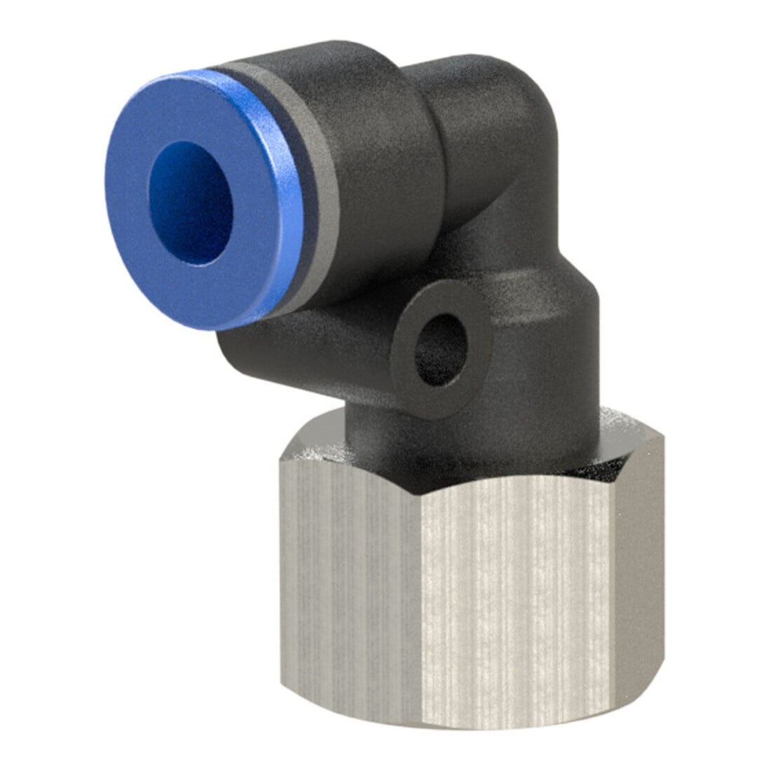 Riegler Raccord coudé L « Série bleue », pivotant, G 1/4 femelle, Ø 8 mm
