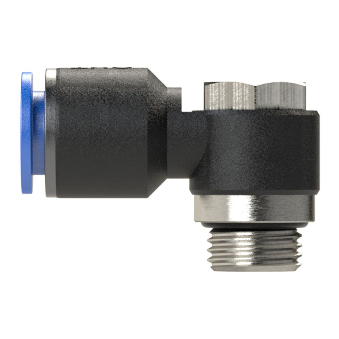 Riegler Raccord coudé L « Série Bleue » pivotant, G1/8 ext., max. 15, Ø6 mm
