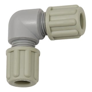 Riegler Raccord coudé pour tuyau 4/6 mm, PA
