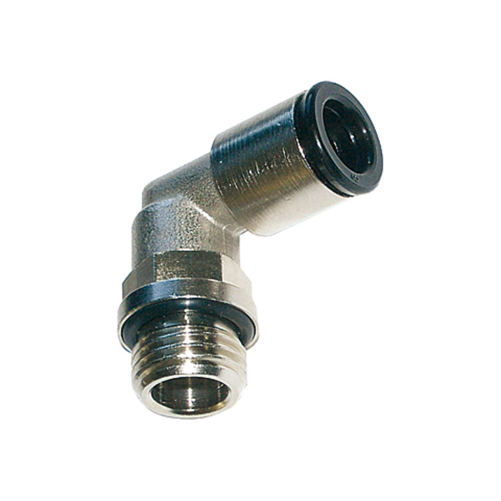 Riegler Raccord coudé vissable « value line », G 1/4 a., MS ver. Ø10mm
