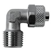 Riegler Raccord coudé vissable »value line« R 1/4 a., MS v., Clé 10/8-1
