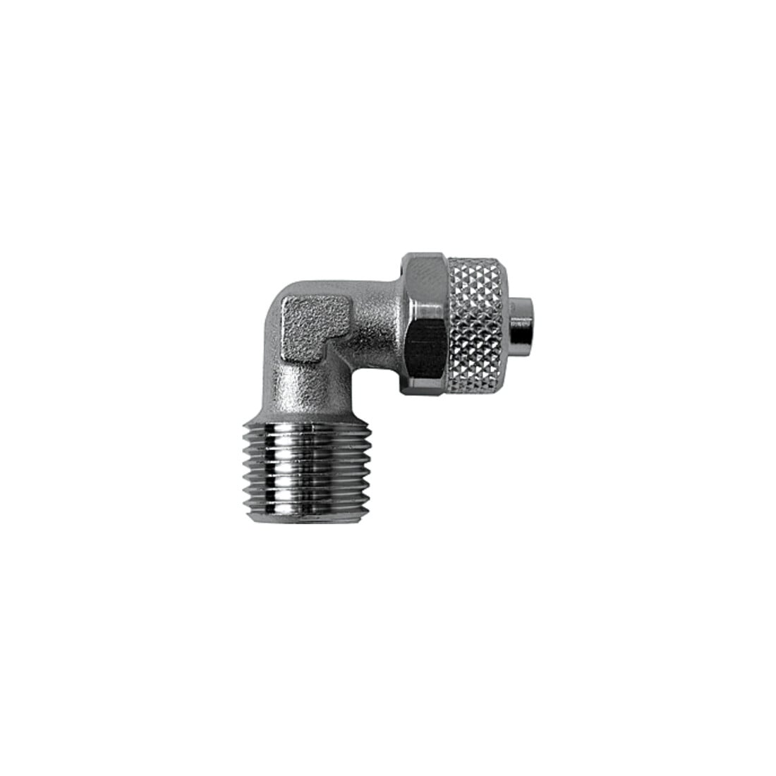 Riegler Raccord coudé vissable »value line« R 1/8 a., MS v., Clé 10/8