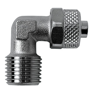 Riegler Raccord coudé vissé »value line« R 1/8 a., MS v., Clé 6/4