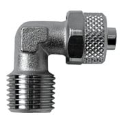 Riegler Raccord coudé vissé »value line« R 1/8 a., MS v., Clé 6/4-1