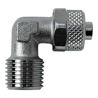 Riegler Raccord d’angle à visser »value line« R 1/8 a., MS v., Clé 8/6