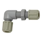 Riegler Raccord d'angle, M10x1,0, pour tuyau 4/6 mm, SW 14, PA-1